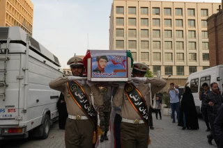 مراسم تشییع پیکر شهید جانی بت اوشانا