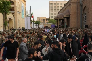 مراسم تشییع پیکر شهید جانی بت اوشانا