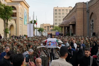 مراسم تشییع پیکر شهید جانی بت اوشانا