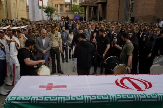 مراسم تشییع پیکر شهید جانی بت اوشانا