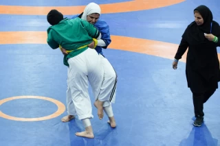 مسابقات قهرمانی کشور و انتخابی تیم ملی کشتی آلیش زنان