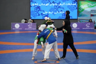 مسابقات قهرمانی کشور و انتخابی تیم ملی کشتی آلیش زنان