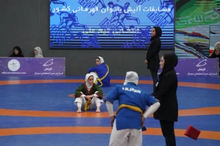 مسابقات قهرمانی کشور و انتخابی تیم ملی کشتی آلیش زنان