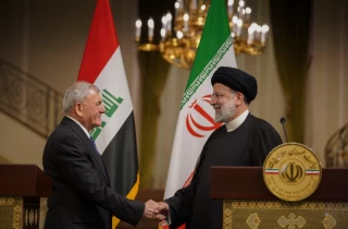 Ebrahim Raisi officially welcomes to the President of Iraq