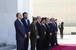 استقبال رسمی بشار اسد از ابراهیم رئیسی رئیس جمهور ایران