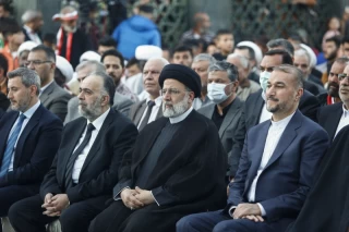 حضور رییس جمهور در حرم مطهر حضرت زینب (س)