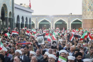 حضور رییس جمهور در حرم مطهر حضرت زینب (س)