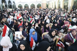 حضور رییس جمهور در حرم مطهر حضرت زینب (س)