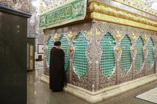 حضور رییس جمهور در حرم مطهر حضرت زینب (س)