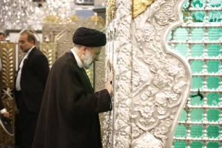 حضور رییس جمهور در حرم مطهر حضرت زینب (س)