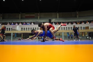 National wrestling team camp