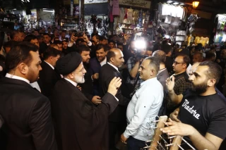 حضور رییس جمهور در مسجد اموی دمشق