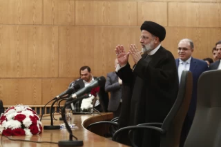 دیدار ابراهیم رئیسی با تجار و فعالان اقتصادی سوریه و ایران
