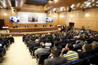 دیدار ابراهیم رئیسی با تجار و فعالان اقتصادی سوریه و ایران