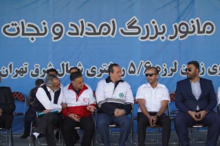 مانور امداد و نجات جمعیت هلال احمر