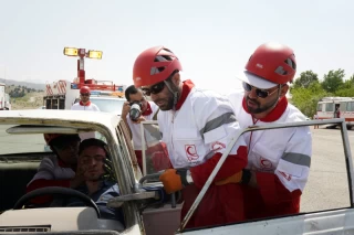مانور امداد و نجات جمعیت هلال احمر