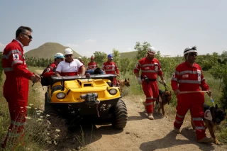 Training operation of Iranian Red Crescent Society