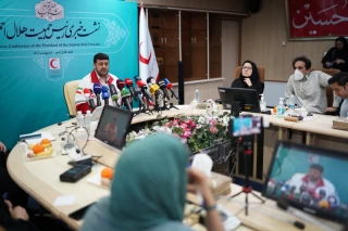 نشست خبری پیرحسین کولیوند رئیس جمعیت هلال احمر