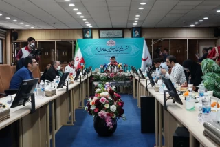 نشست خبری پیرحسین کولیوند رئیس جمعیت هلال احمر