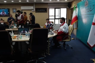 نشست خبری پیرحسین کولیوند رئیس جمعیت هلال احمر