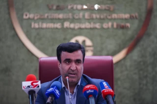 نشست خبری رئیس سازمان حفاظت محیط زیست