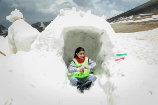 جشنواره آدم برفی در توچال