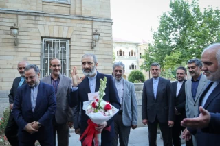 دیدار اسدالله اسدی دیپلمات آزاد شده ایرانی با وزیر امور خارجه