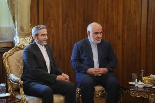 دیدار اسدالله اسدی دیپلمات آزاد شده ایرانی با وزیر امور خارجه