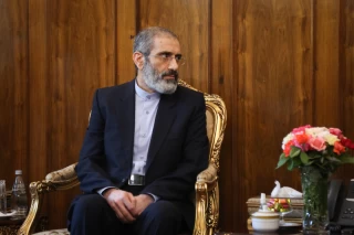 دیدار اسدالله اسدی دیپلمات آزاد شده ایرانی با وزیر امور خارجه