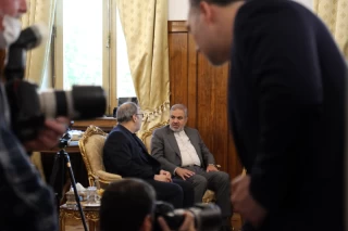 دیدار اسدالله اسدی دیپلمات آزاد شده ایرانی با وزیر امور خارجه
