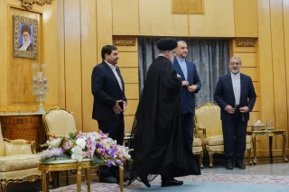 مراسم بدرقه رسمی رییس جمهور در سفر به آمریکای لاتین