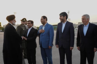 مراسم بدرقه رسمی رییس جمهور در سفر به آمریکای لاتین
