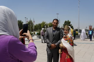 مراسم ازدواج ۱۴ زوج ترکمن در تهران