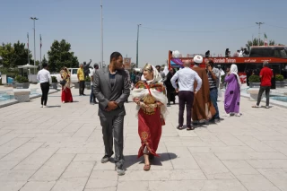 مراسم ازدواج ۱۴ زوج ترکمن در تهران