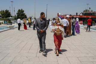 مراسم ازدواج ۱۴ زوج ترکمن در تهران