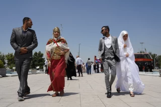 مراسم ازدواج ۱۴ زوج ترکمن در تهران