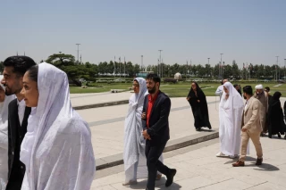 مراسم ازدواج ۱۴ زوج ترکمن در تهران