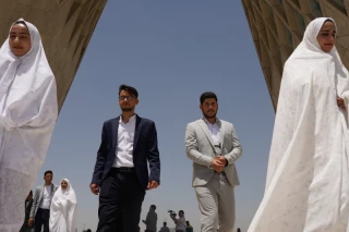 مراسم ازدواج ۱۴ زوج ترکمن در تهران