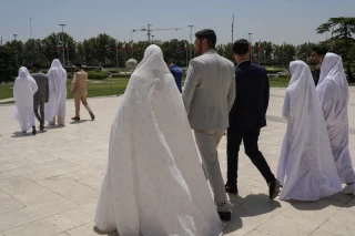 مراسم ازدواج ۱۴ زوج ترکمن در تهران