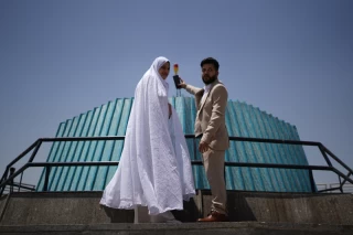 مراسم ازدواج ۱۴ زوج ترکمن در تهران