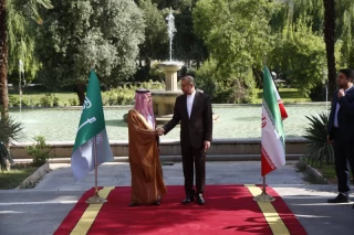Meeting between the foreign ministers of Iran and Saudi Arabia