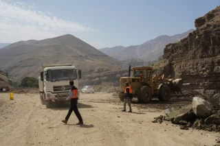 جاده چالوس ۸ روز بعد از سیل