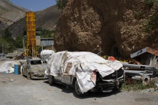 جاده چالوس ۸ روز بعد از سیل