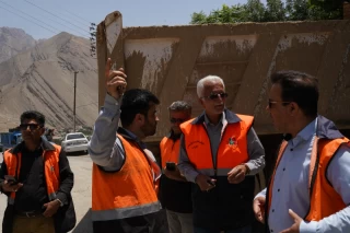 جاده چالوس ۸ روز بعد از سیل
