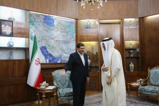 دیدار وزیر کار قطر با معاون اول رئیس جمهوری ایران