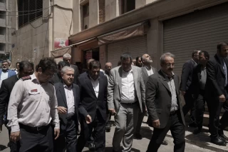 بازدید معاون اول رییس جمهور از بازار پاچنار تهران