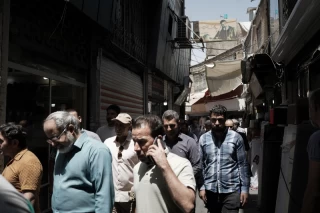 بازدید معاون اول رییس جمهور از بازار پاچنار تهران