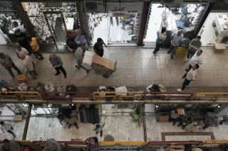 بازدید معاون اول رییس جمهور از بازار پاچنار تهران