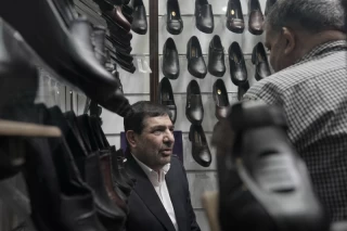 بازدید معاون اول رییس جمهور از بازار پاچنار تهران