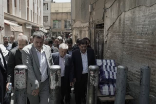 بازدید معاون اول رییس جمهور از بازار پاچنار تهران